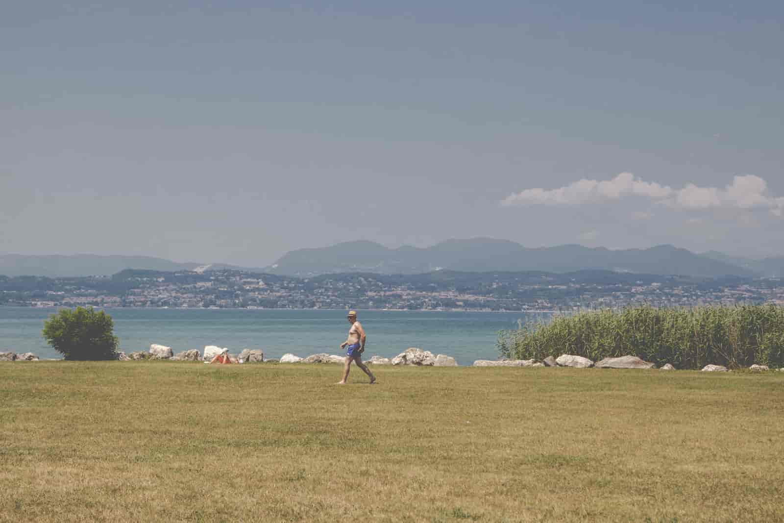 Widok na prowincje oraz jezioro Garda