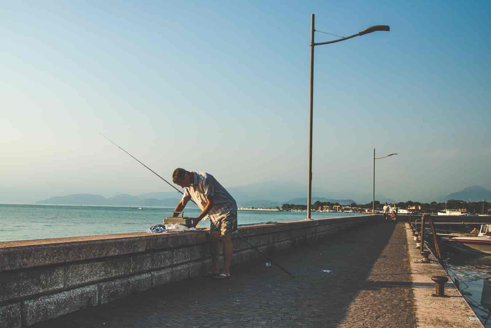 Łowienie ryb na jeziorze Garda